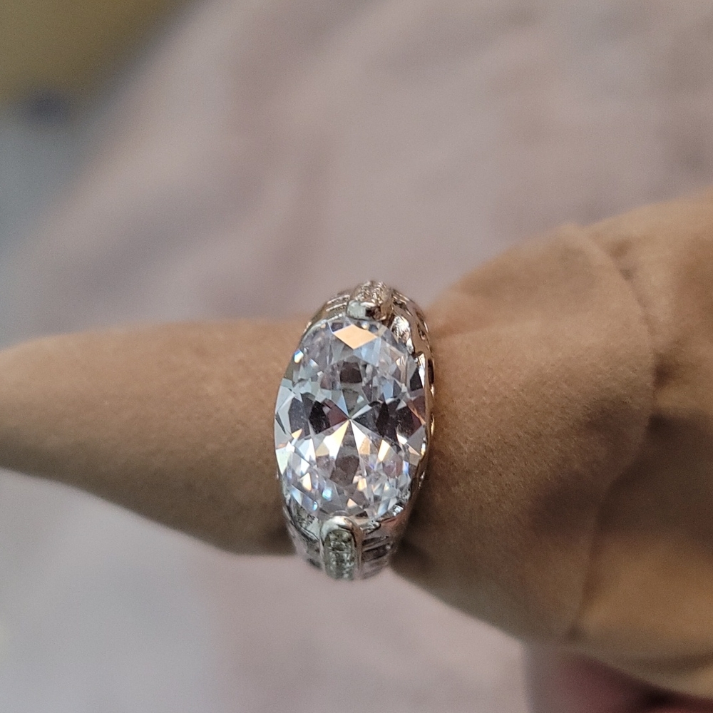 Sterling Silver and Cubic Zirconia ring